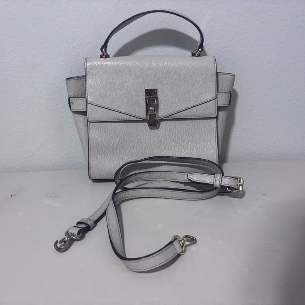 Henri Bendel cream/beige uptown bag mini version